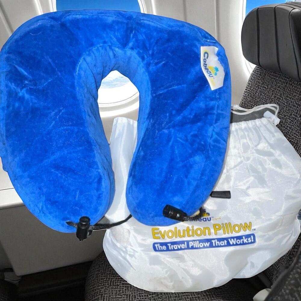 Cabeau Evolution Classic Memory Foam Neck Pillow Travel Support Washable Bag